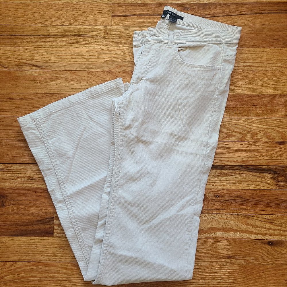 ZARA FLARED CORDUROY PANT